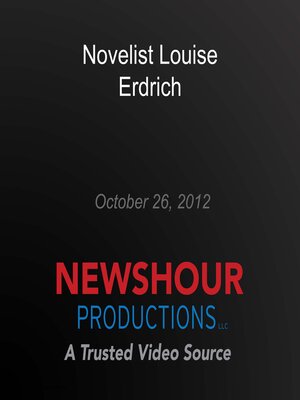 cover image of Novelist Louise Erdrich